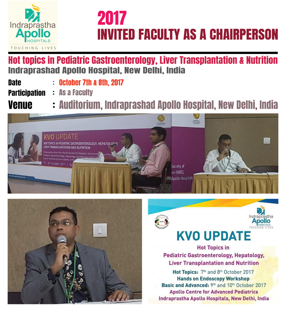 2017 India Faculty Apollo New Delhi